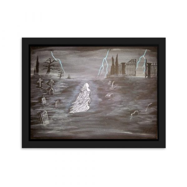 Bride Apparition, Framed matte paper poster