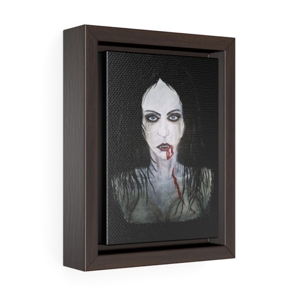 Vampese, Vertical Framed Premium Gallery Wrap Canvas