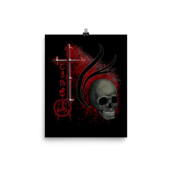 Skull and Crucifix, Poster