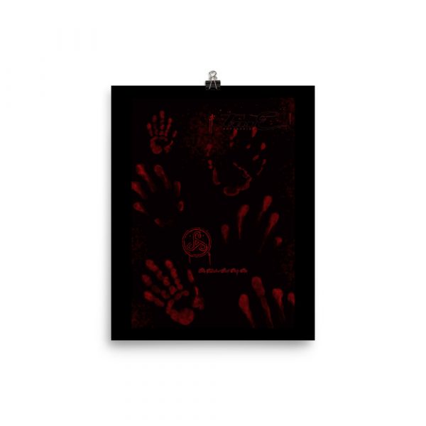 Bloody hands, Poster