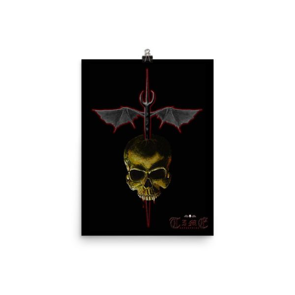 Skull and winged Spike, Poster