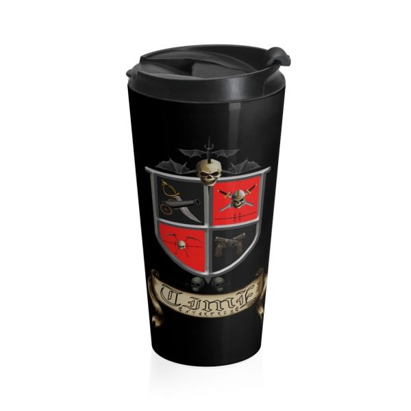 Shield Emblem, Stainless Steel Travel Mug