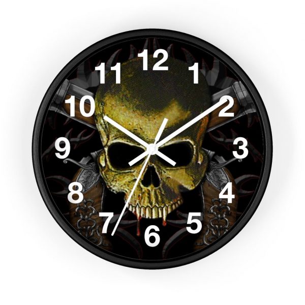 Blunderbuss and Skull, Wall clock