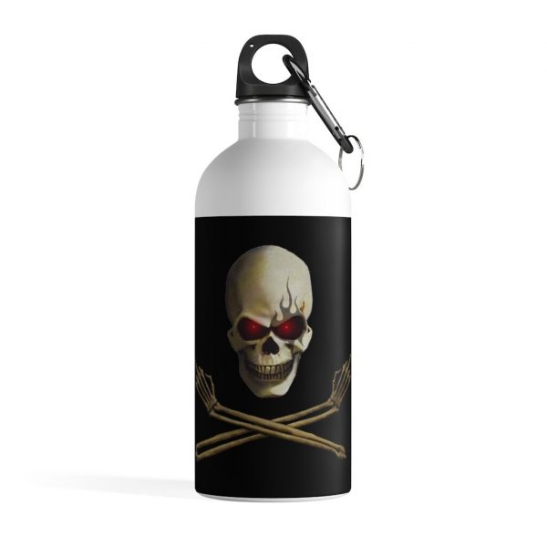 Skull and Crossed Arms, Stainless Steel Water Bottle