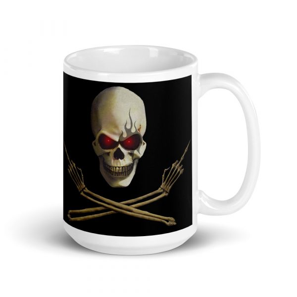 Skull and Crossed Arms, Mug