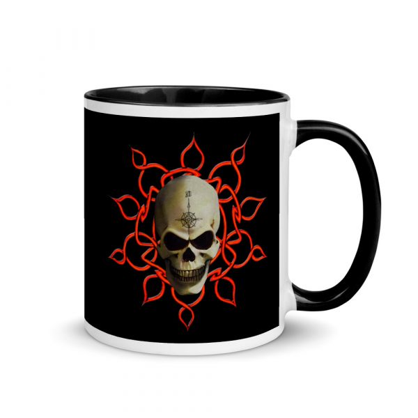 Celtic Skull, Mug with Color Inside