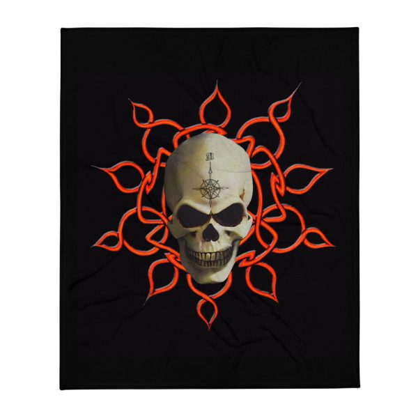 Celtic Skull, Throw Blanket