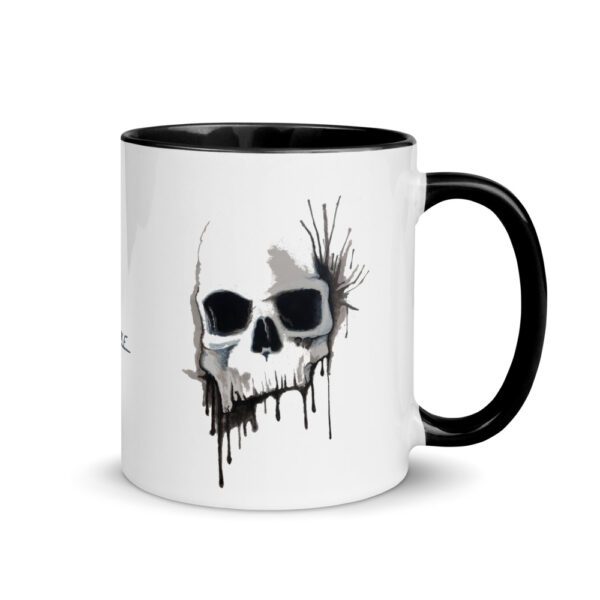 Skull Splatter, Mug with Color Inside