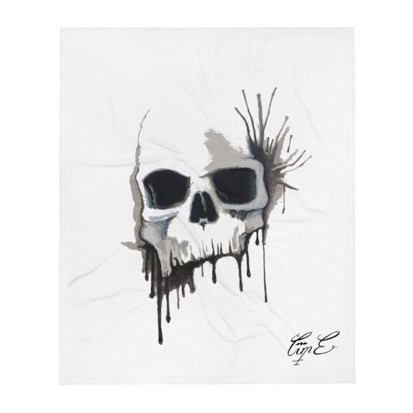 Skull Splatter, Throw Blanket