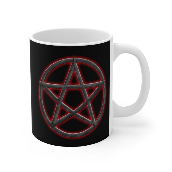 Pentagram Red, Mug 11oz